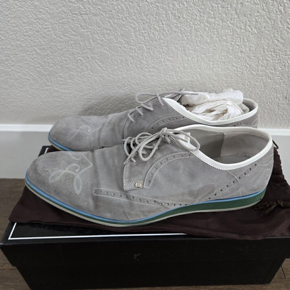 CESARE PACIOTTI LIGHT SPORTY OXFORDS ITALIAN LEATHER MENS SHOES Size 12